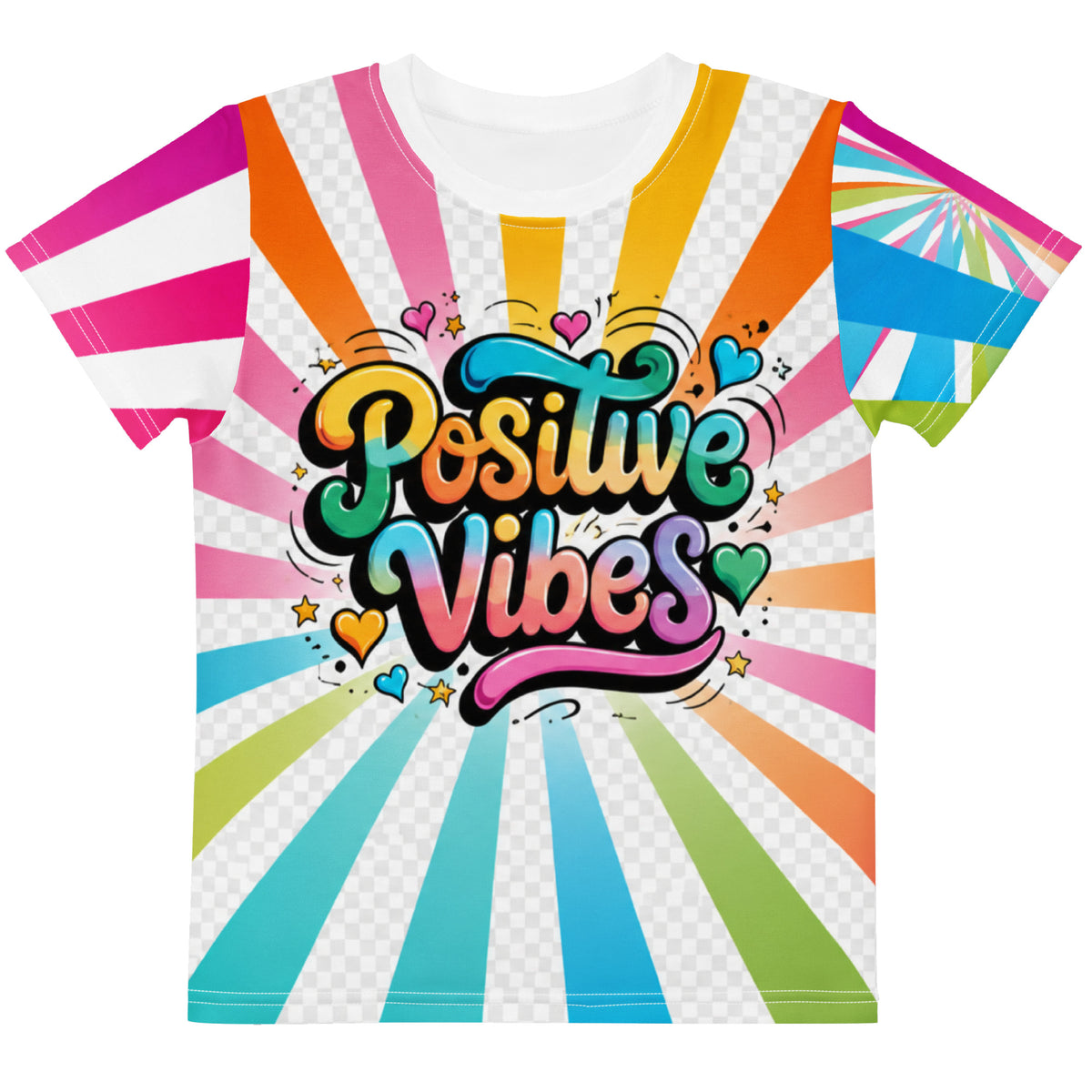Positive Vibes (Radiant) | Kids Crew Neck Tee