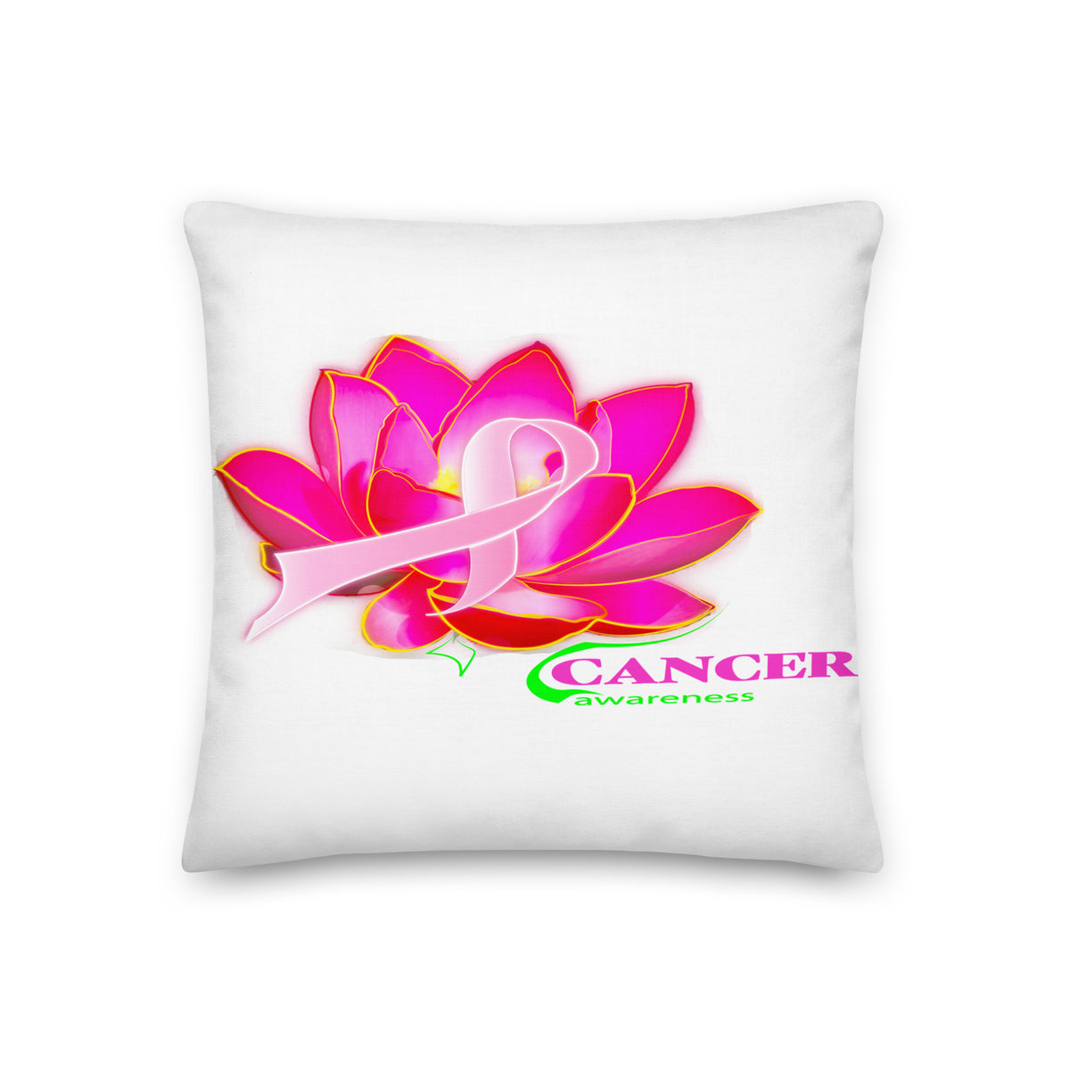 Premium Pillow | Cancer Awareness (Lope of Hope)