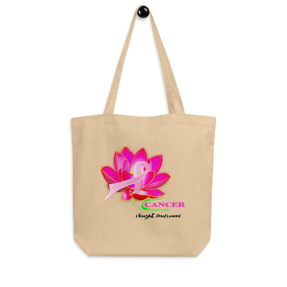 Tote Bag (Eco) | Cancer Awareness (Lotus of Hope)