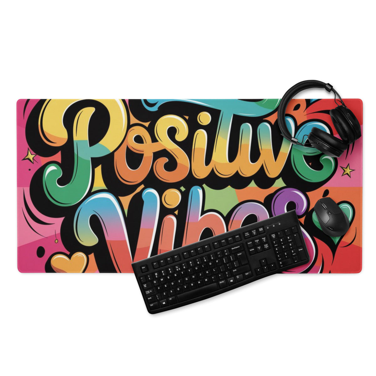 Positive Vibes | Gaming Mouse Pad