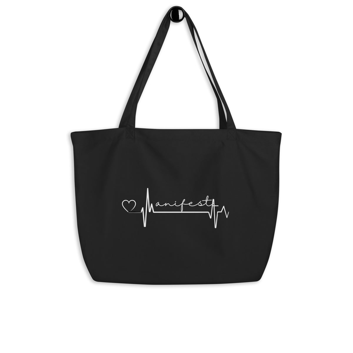 Large Organic Tote Bag | Manifest (Heartbeat)