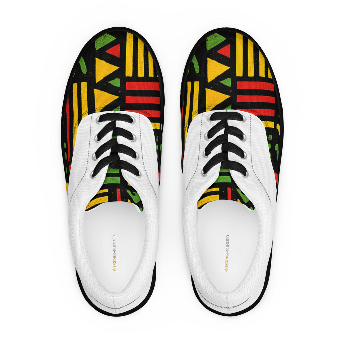Cultural Pattern | Men’s Lace-Up Canvas Shoes