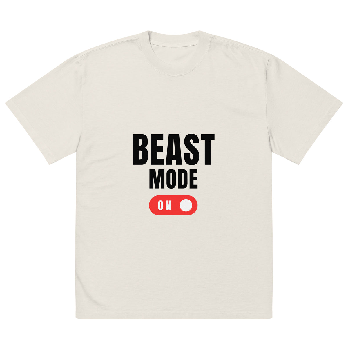 Beast Mode | Oversized Faded Tee