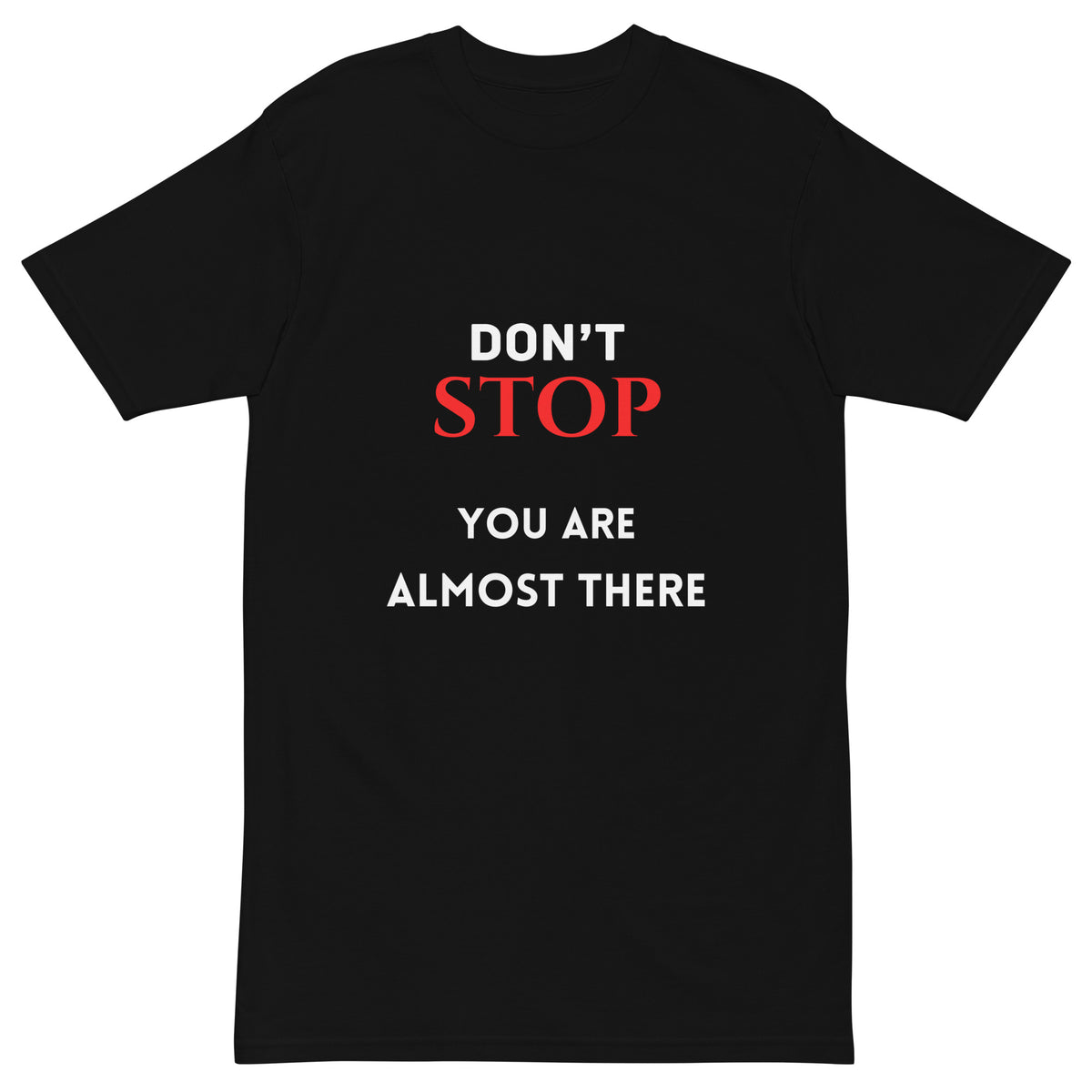 Don't Stop | Men’s Premium Heavyweight Tee
