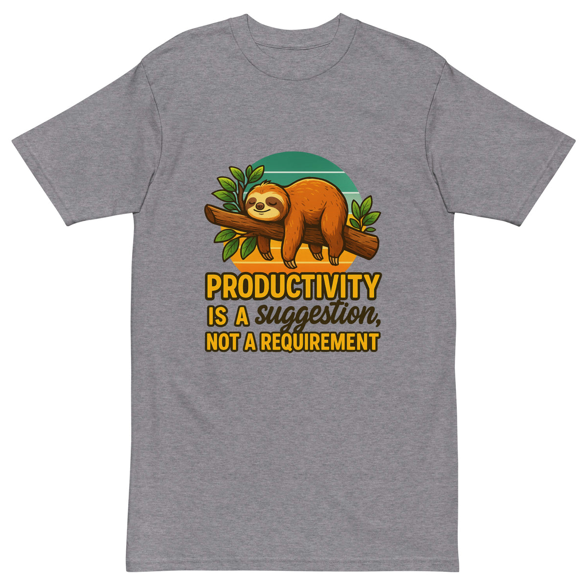 Productivity Is a Suggestion | Men’s Premium Heavyweight Tee