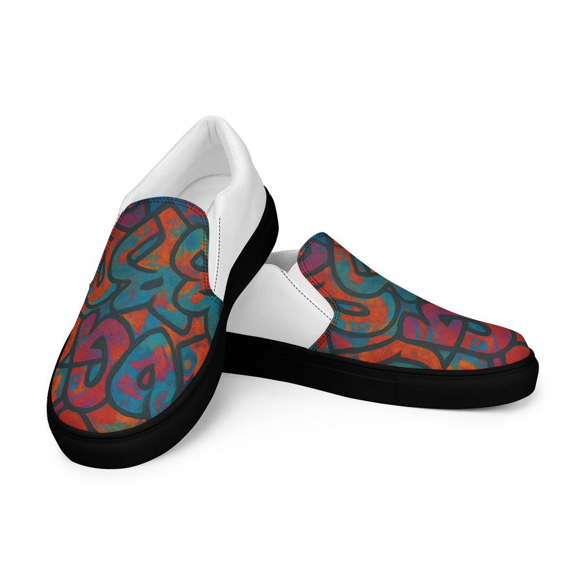 Graffiti | Men’s Slip-On Canvas Shoes