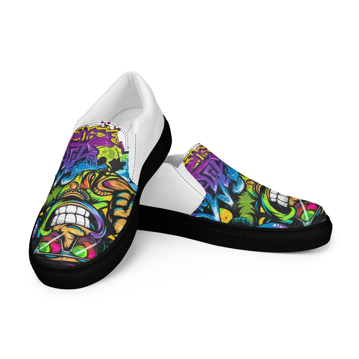 Graffiti Guy | Men’s Slip-On Canvas Shoes