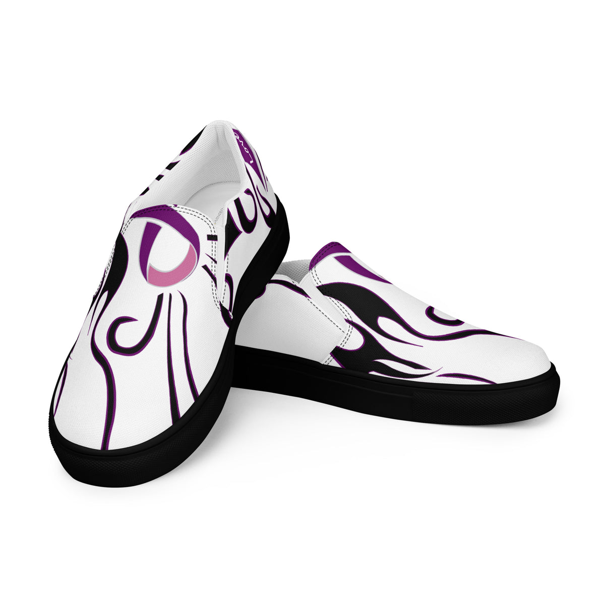 Butterfly of Hope | Men’s Slip-On Canvas Shoes