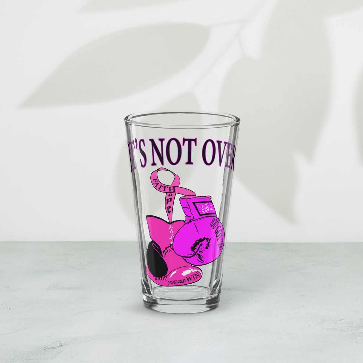 Shaker Pint Glass | It's Not Over