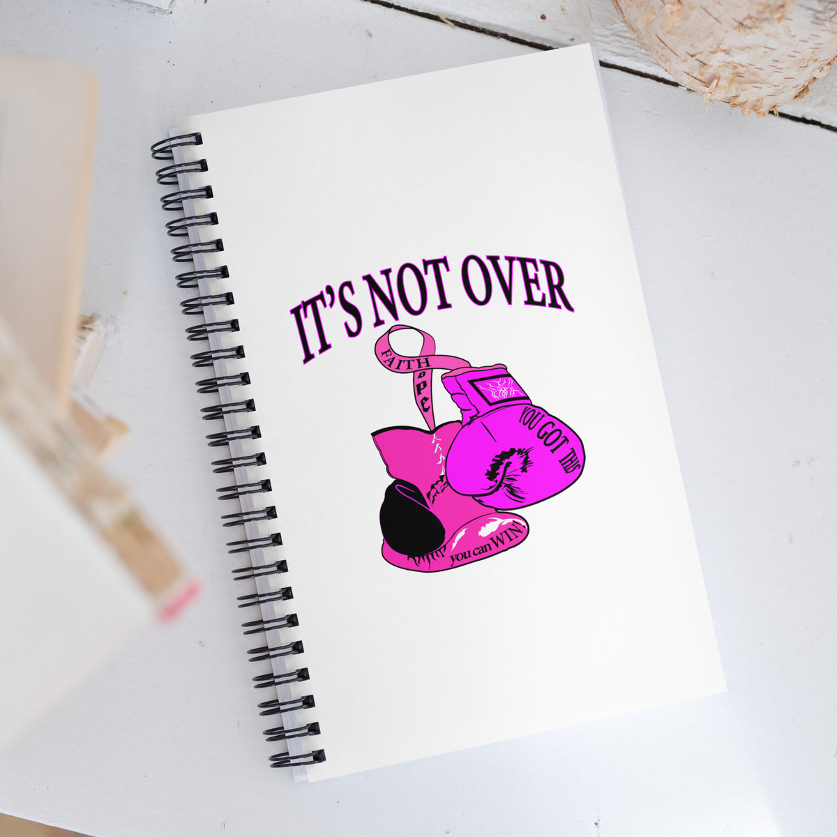 Spiral notebook | It's Not Over