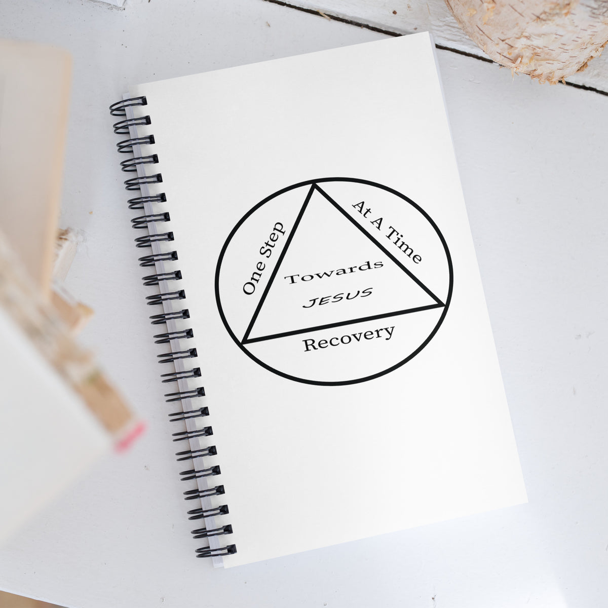 AA Jesus Recovery | Spiral Notebook
