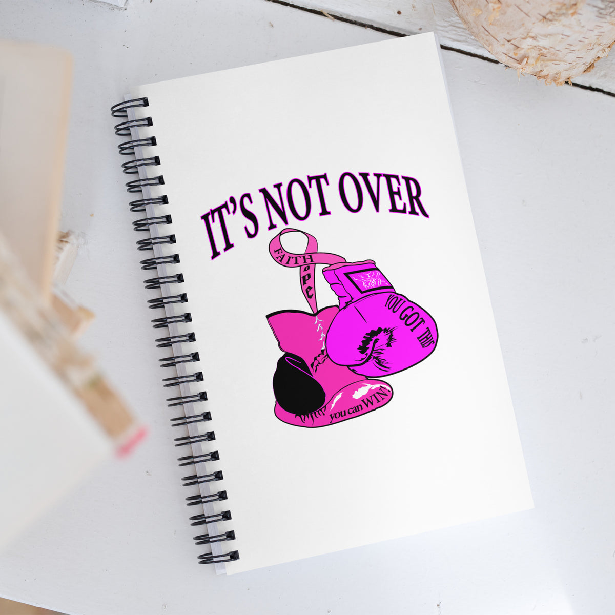 Spiral Notebook | It's Not Over (Cancer Awareness)