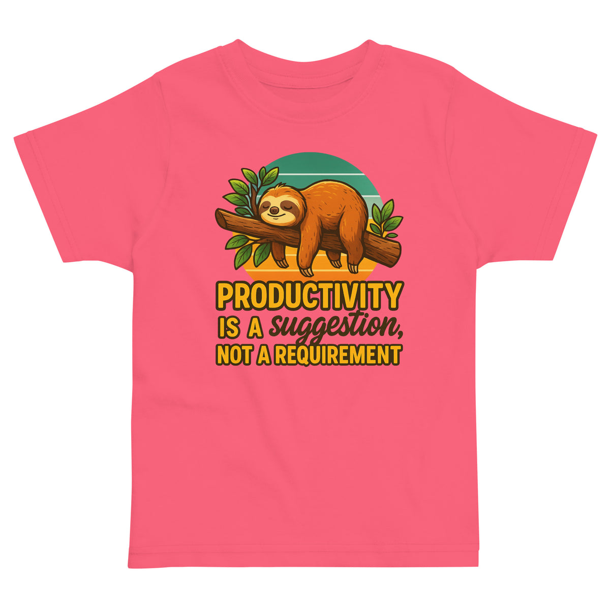 Productivity is a Suggestion | Toddler Jersey Tee