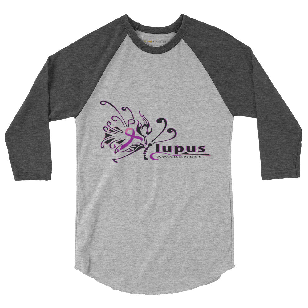 3/4 Sleeve Raglan Shirt | Butterfly of Hope