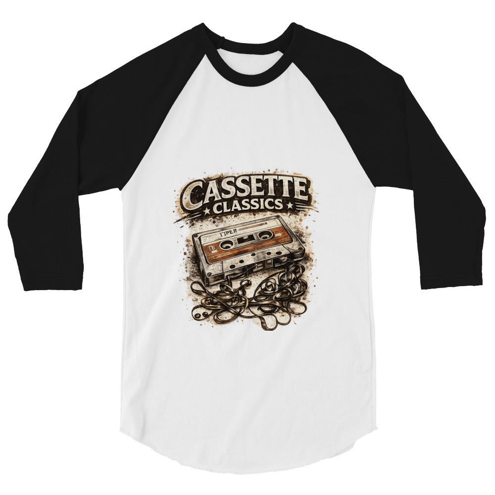 Cassette Classic | 3/4 Sleeve Raglan Shirt