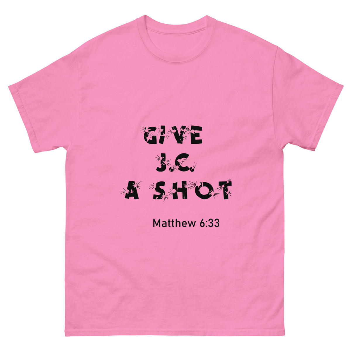 Give JC a Shot | Classic Tee