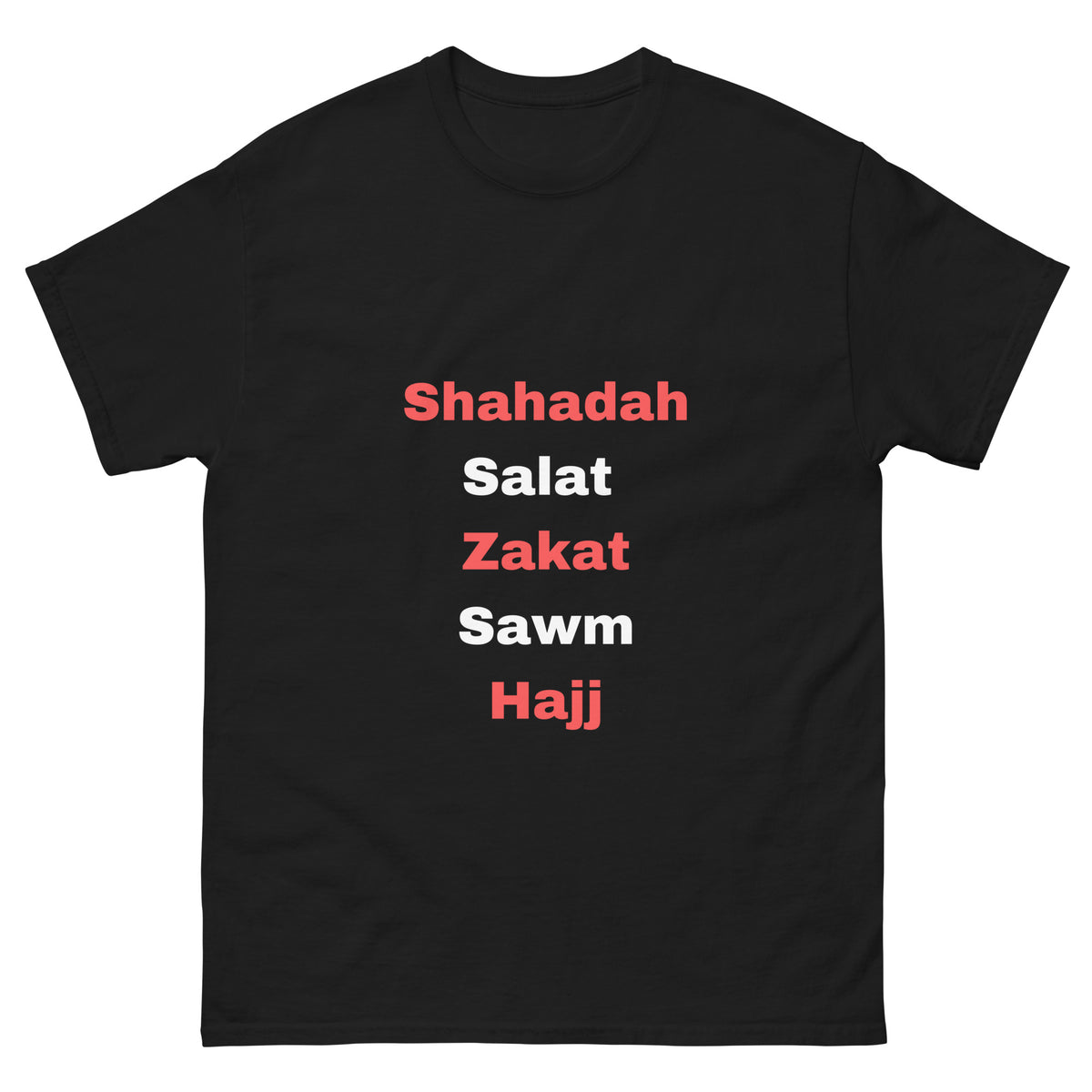 5 Pillars (Muslim) | Classic Tee