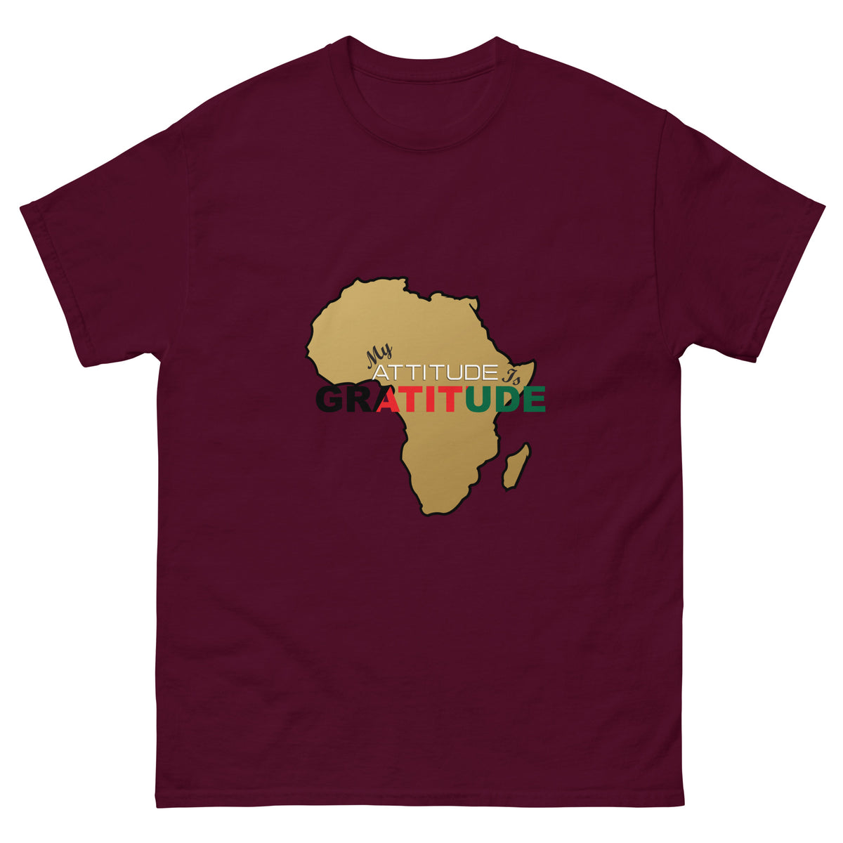 Africa (Gold) - My Attitude is Gratitude | Classic Tee