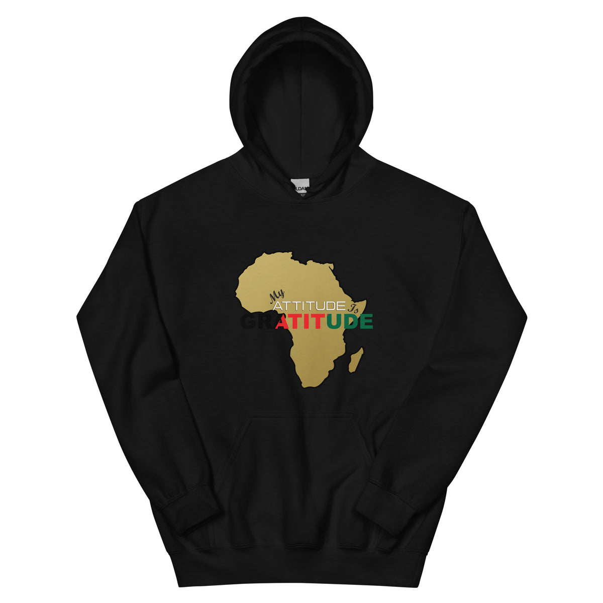 Africa (Gold) - My Attitude is Gratitude | Hoodie