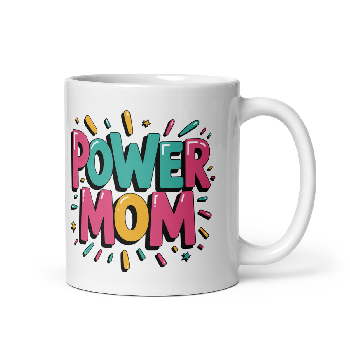 Power Mom | White Glossy Mug