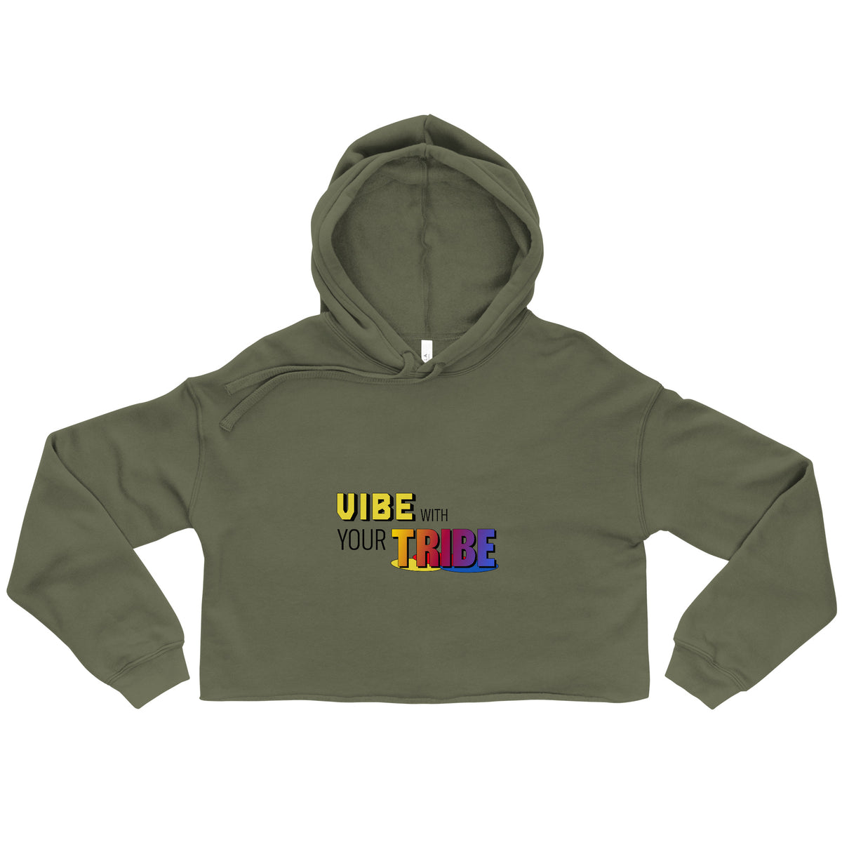 Hoodie (Crop) | Vibe with Your Tribe