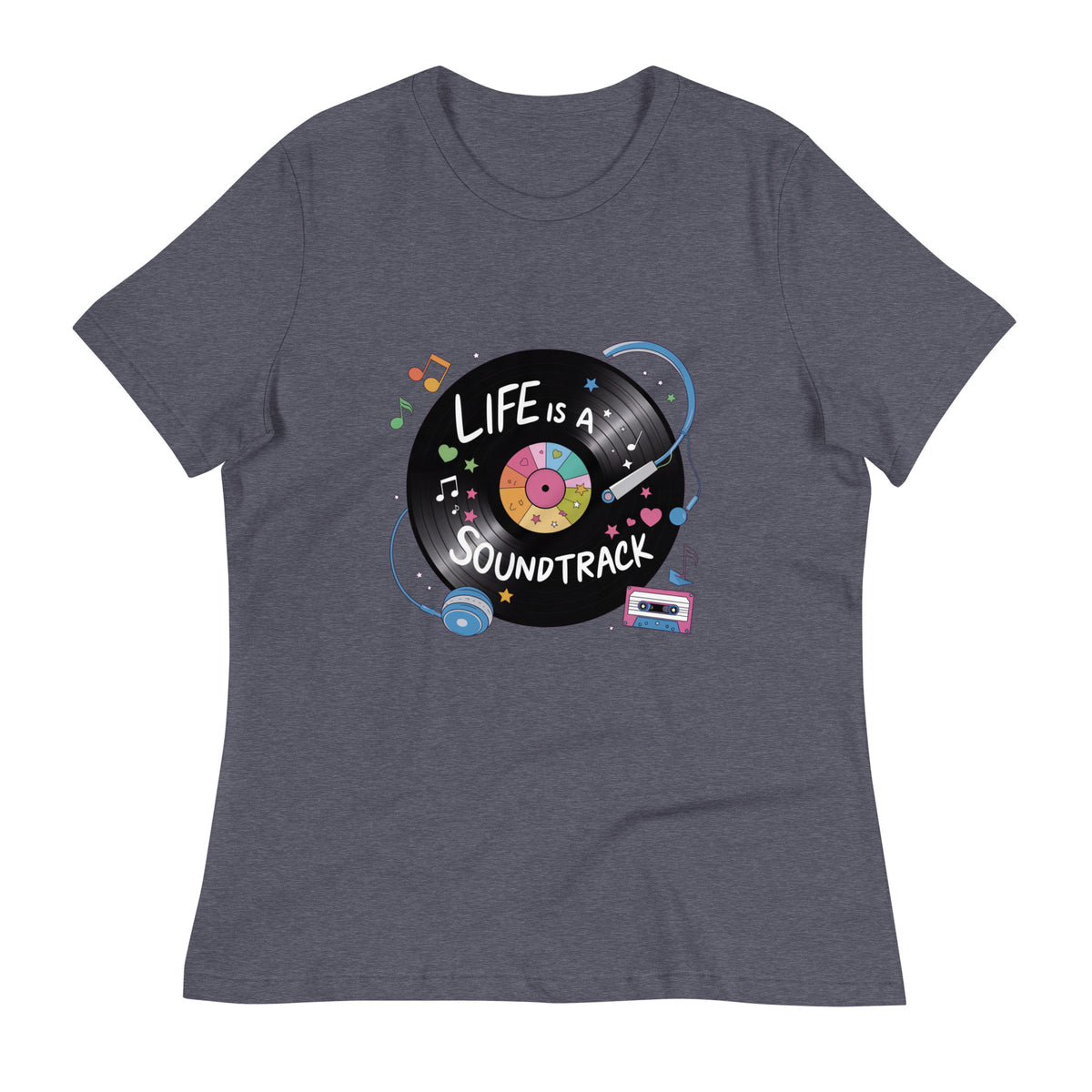 Life is Like a Sound Track | Women's Relaxed Tee
