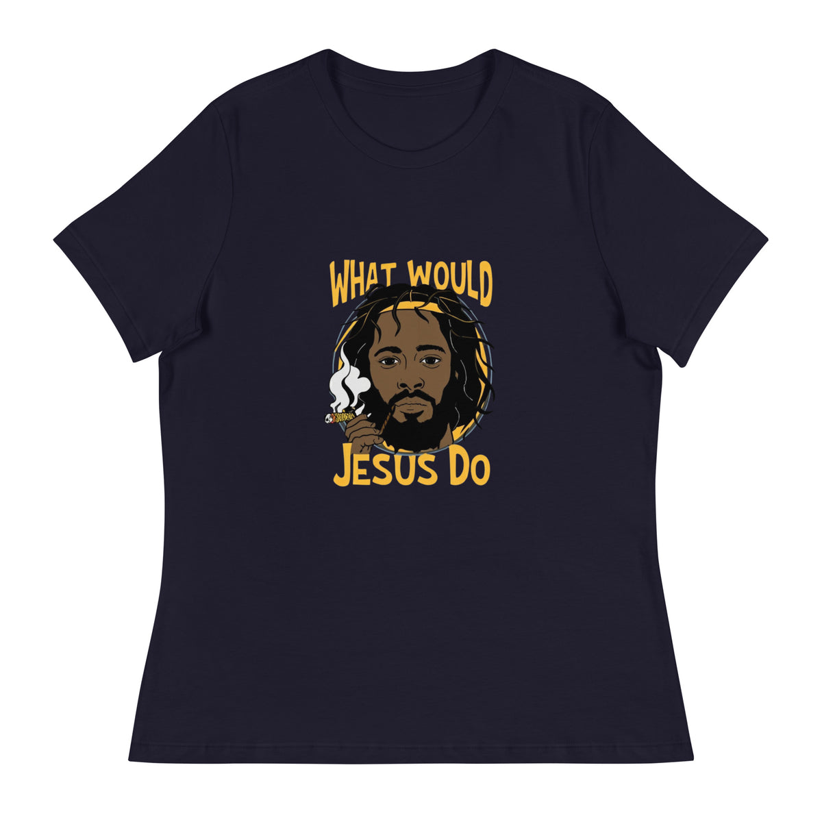 What Would Jesus Do (Black)? | Women's Relaxed Tee
