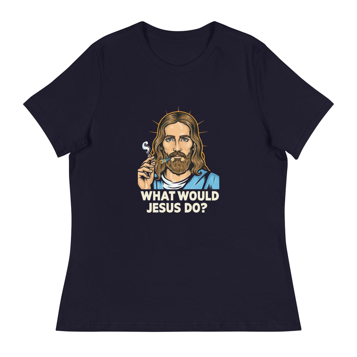 What Would Jesus Do (White)? | Women's Relaxed Tee