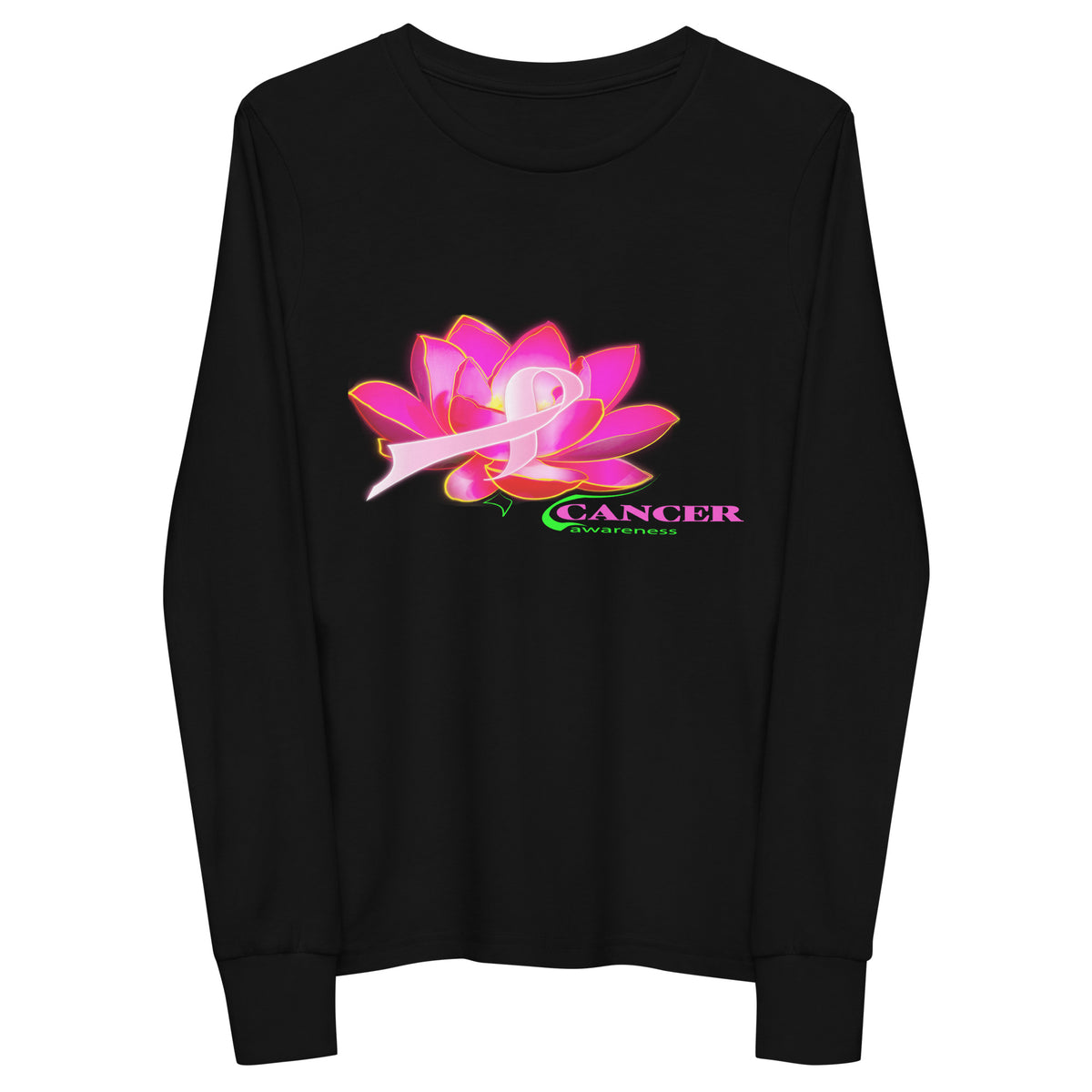 Youth Long Sleeve Tee | Cancer Awareness